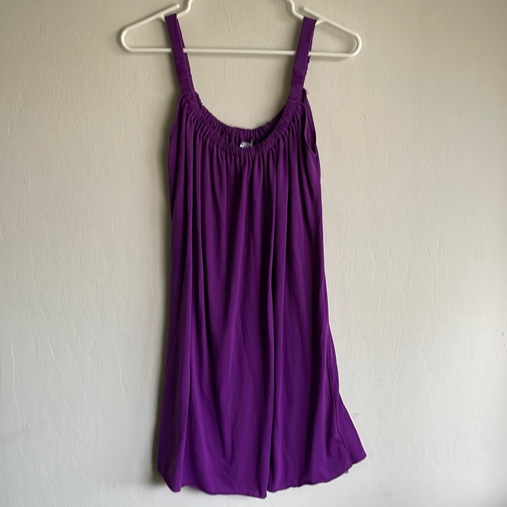 Mini purple dress or could be used as a cover up